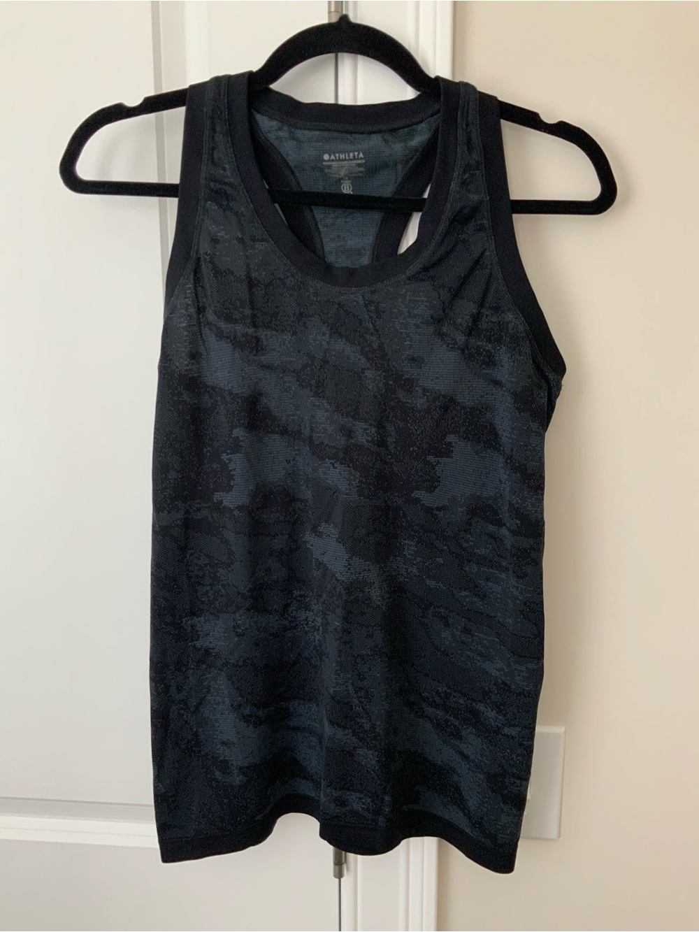 Athleta Dark Heather Camo Racerback Tank